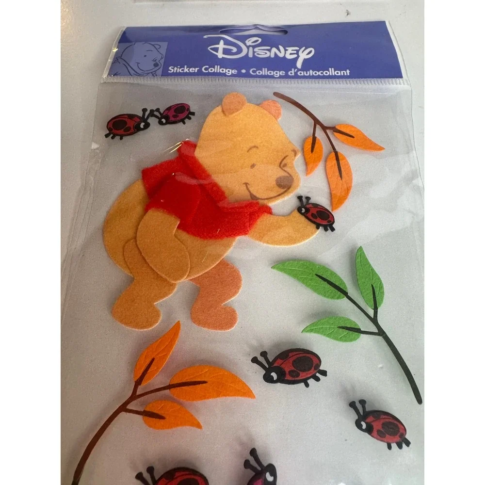 Disney Winnie the Pooh Jolees Boutique Stickers‎ Lot of 5 NIP Scrapbook Stickers
